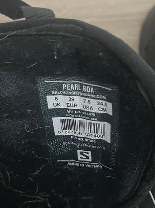 Botas Snowboard Mujer Talla 39