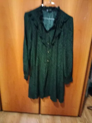 Mini abito Zara nero verde