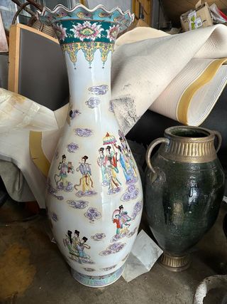 2 Jarrones Porcelana Chinos