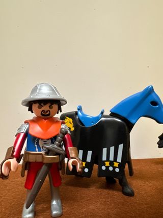 Playmobil Caballeros con Caballos