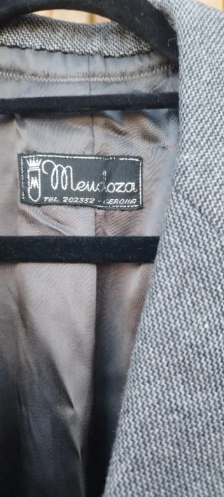 Abrigo MENDOZA Gris Talla XL