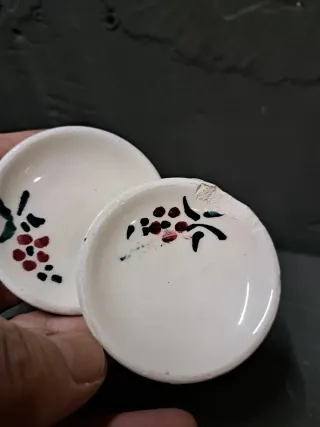 Set de vajilla miniatura floral