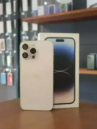 IPHONE 14 PRO MAX 256GB PLATA BATE. 100%