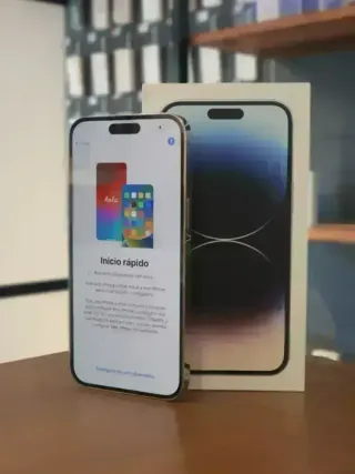 IPHONE 14 PRO MAX 256GB PLATA BATE. 100%