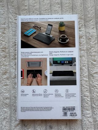 Teclado Logitech Keys-To-Go Bluetooth Negro