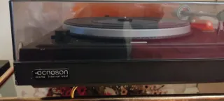 Tocadiscos Ocnoson con Altavoces Mission