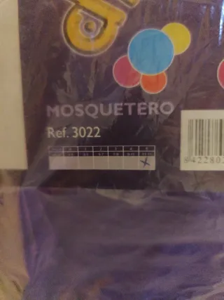 Disfraz Mosquetero Infantil Talla 11-13 años