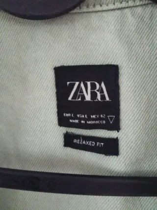 Chaqueta  verde agua  sobrecamisa Unisex