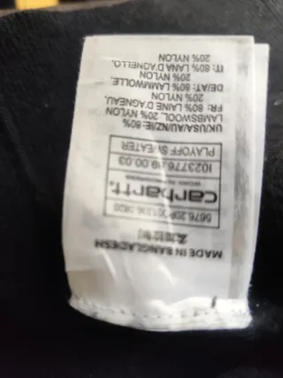 Jersey Carhartt punto Talla L