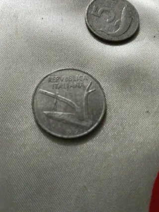 Antica moneta Repubblica Italiana