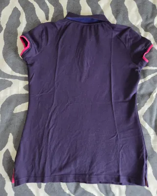 Polo Ralph Lauren Azul marino  con Detalles Rosas