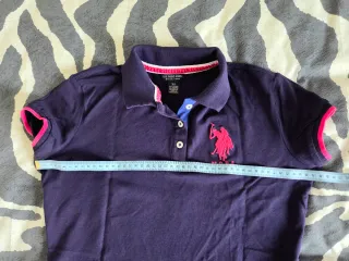 Polo Ralph Lauren Azul marino  con Detalles Rosas