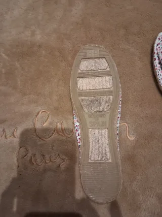 Alpargatas florales talla 39