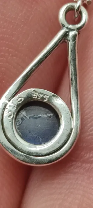 Pendientes de Plata y Labradoritas.