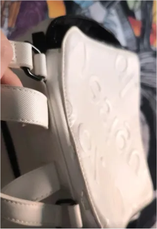 Mochila Desigual Blanca Logo Repetido