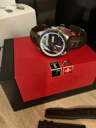 Reloj Tissot PRS516 Powermatic 80 Azul Marrón