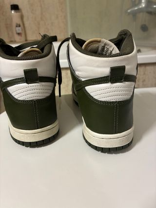 Nike Dunk High Verde y Blanco