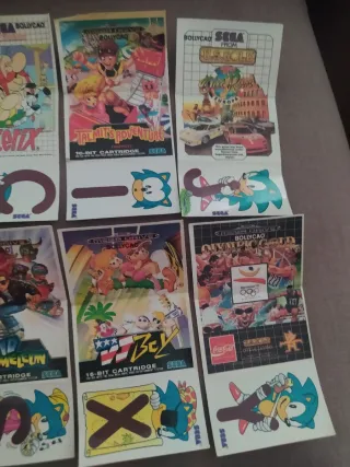 Lote 15 Pegatinas Sega Bollycao Novedad 92 Sonic