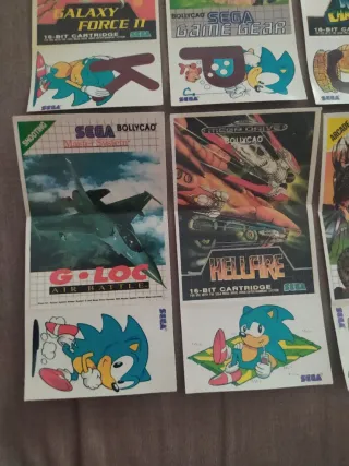 Lote 15 Pegatinas Sega Bollycao Novedad 92 Sonic