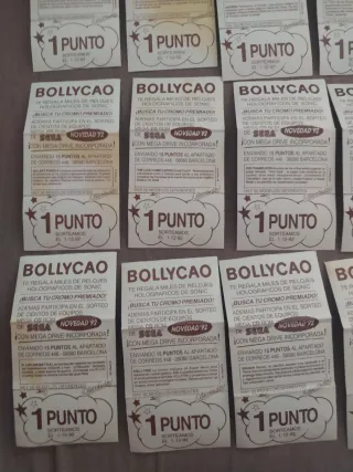 Lote 15 Pegatinas Sega Bollycao Novedad 92 Sonic