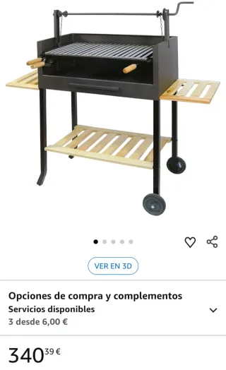 IMEX EL ZORRO 71505 - Barbacoa con ruedas