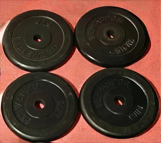 PESAS DISCOS GERVASPORT DE GOMA 28 MM