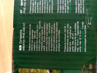 Tagliasiepi Elettrico Parkside 450W