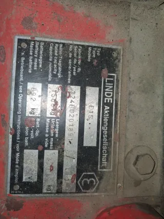 Carretilla Linde A15 sin batería