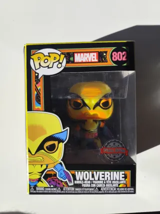 Funko Pop! Wolverine 802 Marvel Black Light