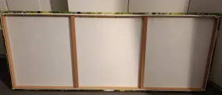 Cuadro Salón / Dormitorio de Bosque Verde con Luz