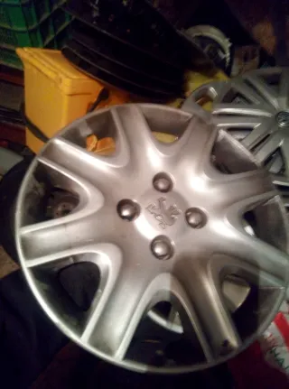 Tapacubos Original Peugeot 207 1 unidad 15 pulgada