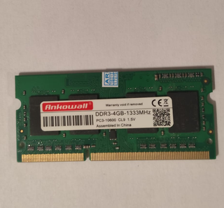 Módulo RAM 4GB DDR3 1333MHz