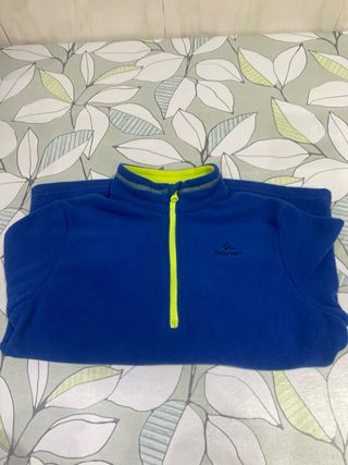 Polar niño azul con cremallera SIN USAR