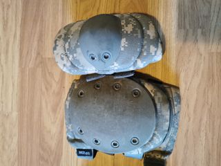 2 Pares protecciones Tácticas Airsoft (Negras+ACU)