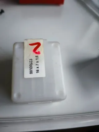 Lote 12 Cuchillas Carburo 16x7x1.5mm