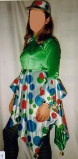 Disfraz divertido lunares talla única