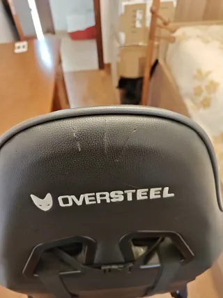 Silla Gaming Oversteel Negra y Gris