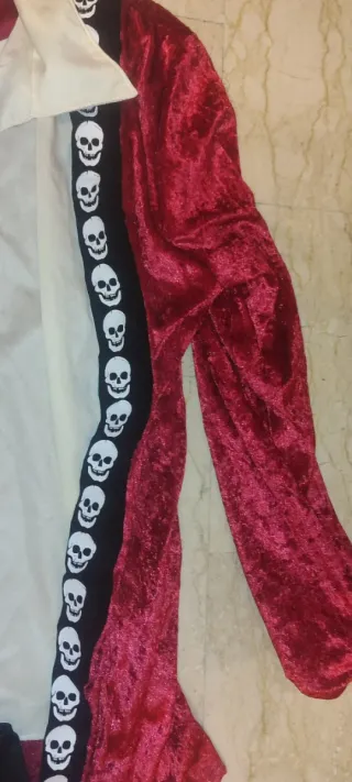 Costume Carnevale Pirata capitan uncino taglia L