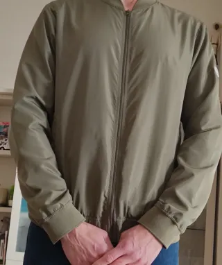 Chaqueta Bomber Jack Jones Verde Oliva