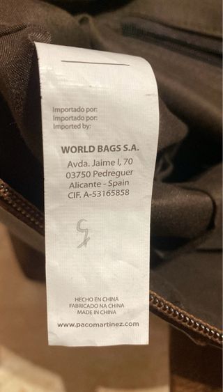 Bolso Paco Martinez Marrón