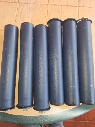 6 Patas Somier Tubulares 30cm el precio es delas 6