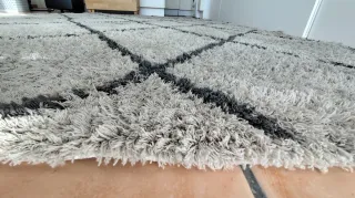 Alfombra Beige y Gris 200x290