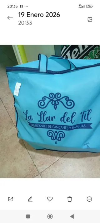 Cancán Fallera Blanco Talla Única