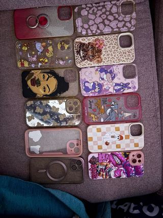 Lote 11 Fundas iPhone 15