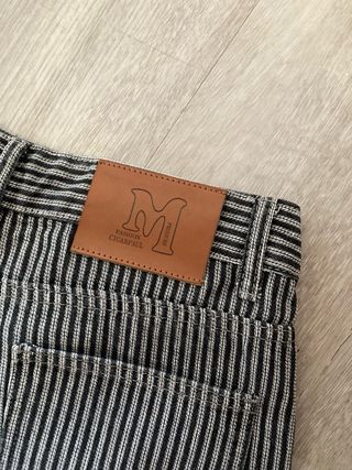 Pantalón vaquero de rayas