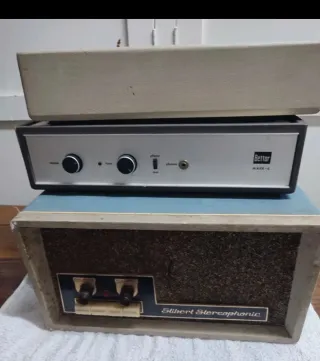 Tocadiscos Vintage Gilbert Beige/Azul