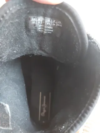 Botas Pepe Jeans negras y beige