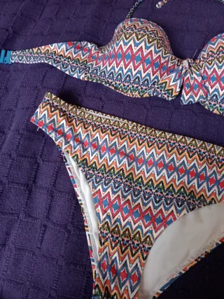 Bikini estampado multicolor