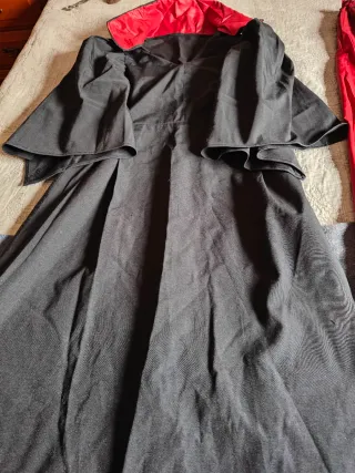 Disfraz Carnaval Negro y Rojo Talla Única