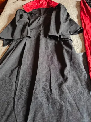 Disfraz Carnaval Negro y Rojo Talla Única